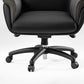Royal Microfiber Leather Executive Office Chair – Black Finish With Premium Quality Craftsmanship.