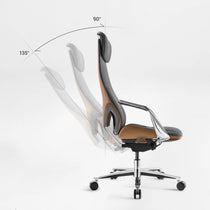 Serene Aaron, Genuine Leather Executive Office Chair