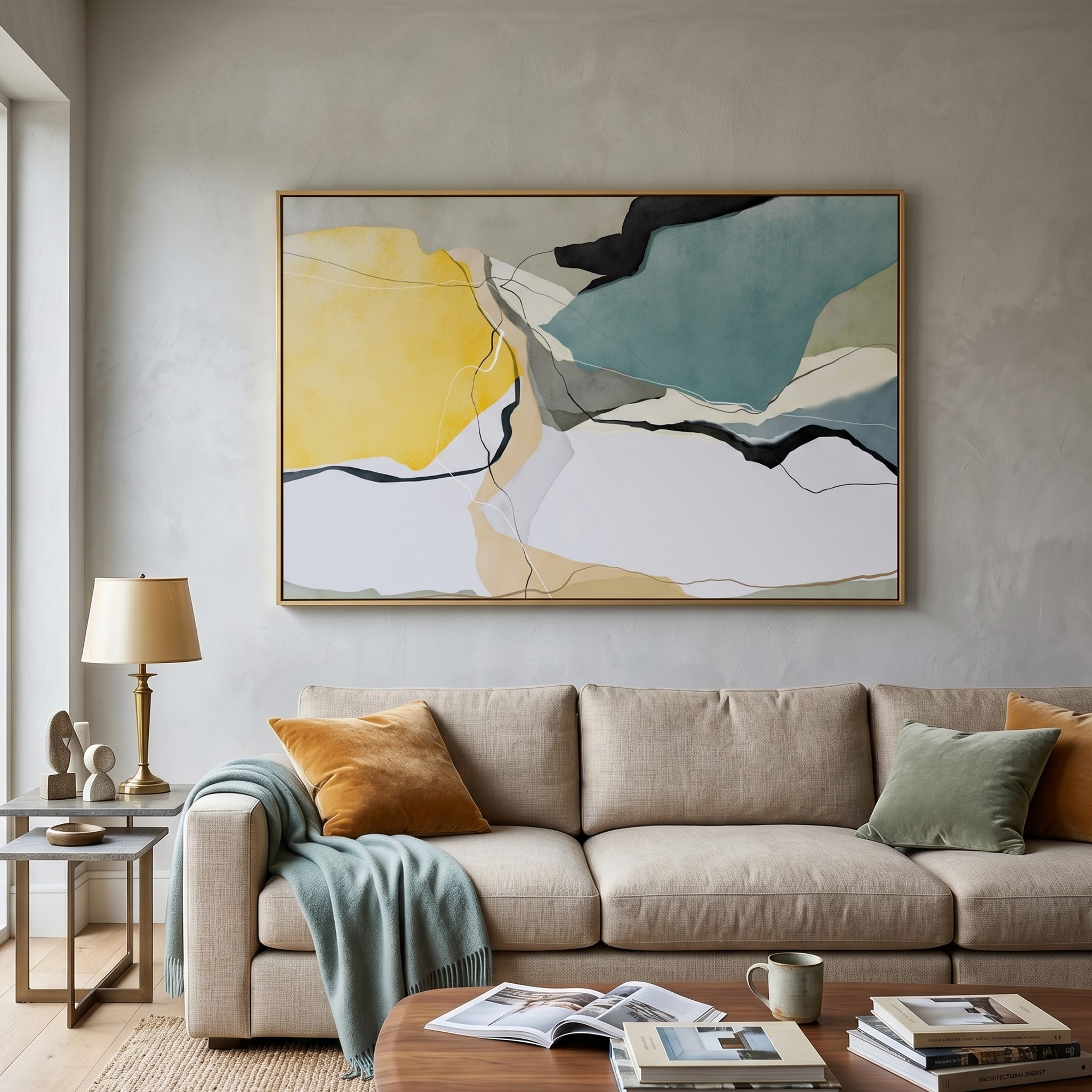 47'' Mid-century Abstract Wall Art for Home Decor |Eureka Ergonomic 47'' Mid-century Abstract Wall Art for Home Decor |Eureka Ergonomic