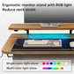 L-Shaped Standing Desk with Accessories Set (60"x23")