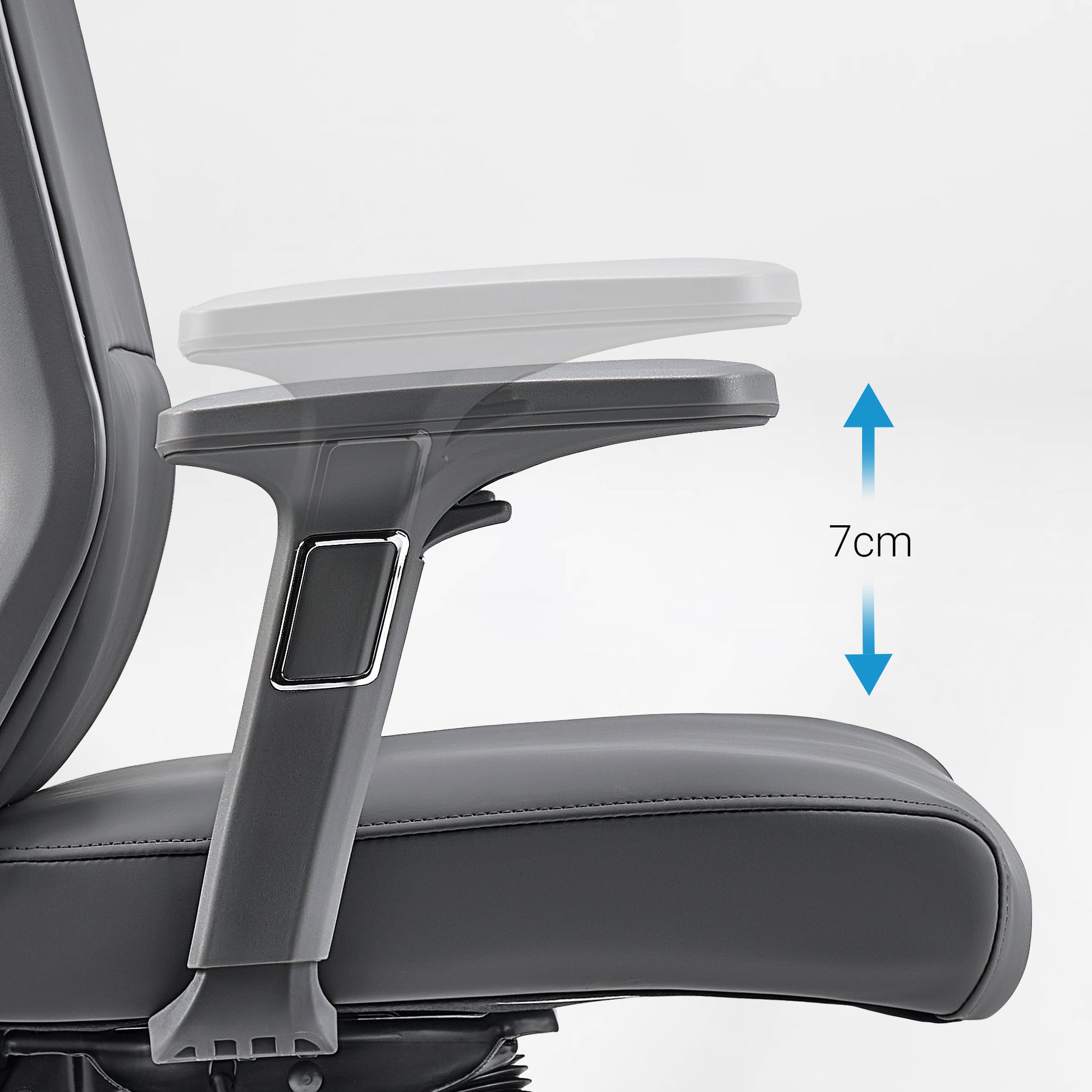 Eureka Ergonomic Valen Executive Office Chair adjustable armrest