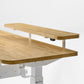 L-Shaped Standing Desk with Accessories Set (60"x23")