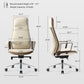 Serene Alto Executive Office Chair Product Dimensions