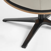 Matteo,Napa Leather Lounge Chair and Ottoman