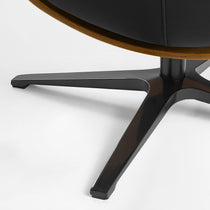 Matteo,Napa Leather Lounge Chair and Ottoman