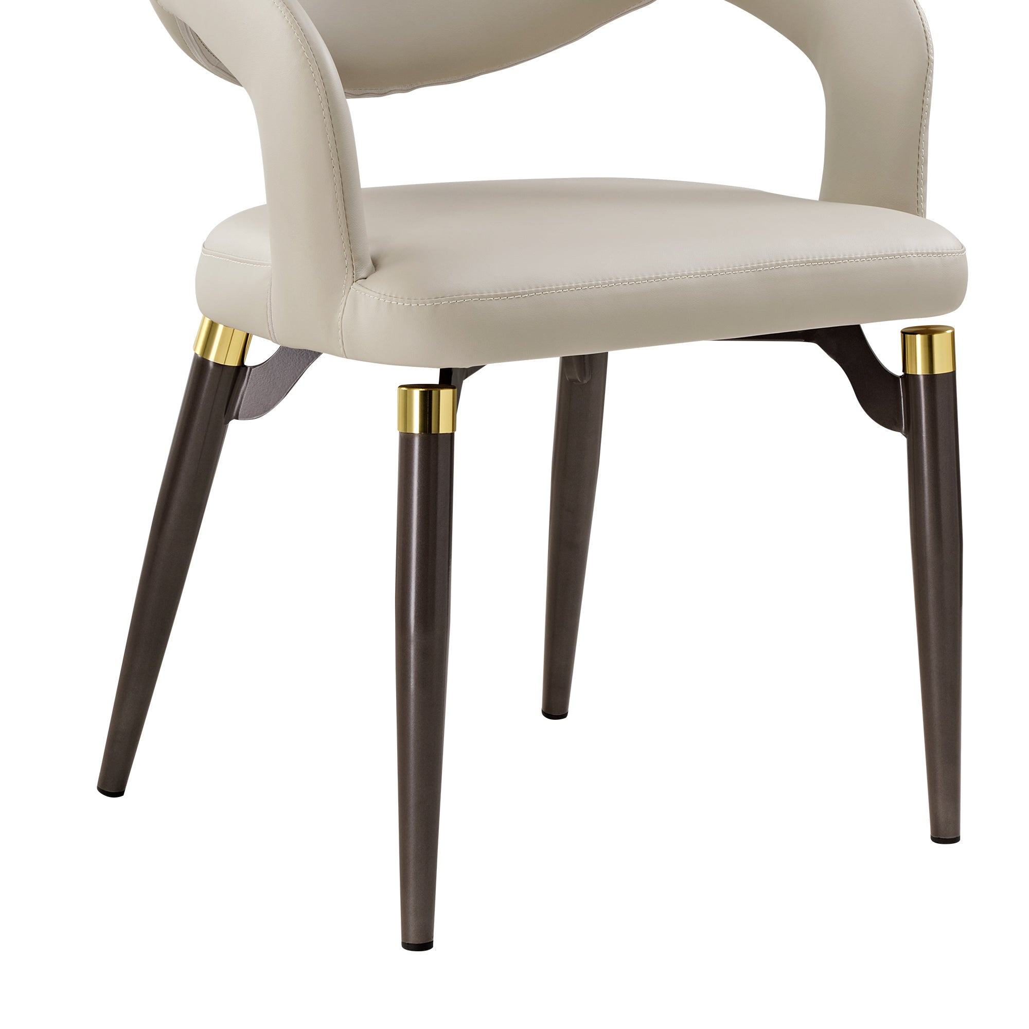 Modern Dining Room Chairs with A Plump Seat Cushion Set of 2