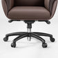 Royal Microfiber Leather Executive Office Chair – Brown Finish With Premium Quality Craftsmanship.