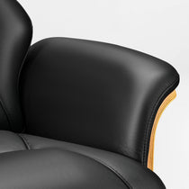Matteo,Napa Leather Lounge Chair and Ottoman