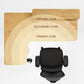 L-Shaped Standing Desk with Accessories Set (60"x23")