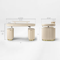 Opal Executive Office Desk (66"x29")