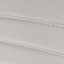 Shanean Velvet Dining Chair, Off-White Velvet Fabric Detail, Textured Surface, Elegant Stitching.