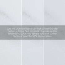 White Marble Tabletop Detail for 55 Modern Irregular Walnut Coffee Table, Showcasing Natural Veining.