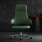 Eureka Ergonomic Serene Bella, Executive Leather Office Chair, Green