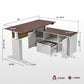 Eureka ARK ES 60'' Executive L-shaped Standing Desk Dimension