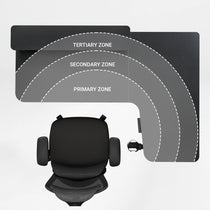 L-Shaped Standing Desk with Accessories Set (60"x23")