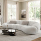 Adele, 141" Modern Curved Sofa