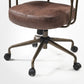 Becky, Suede Fabric Home Office Chair Brown/Gray