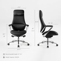 Nox, Genuine Leather Executive Office Chair