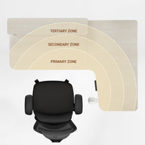 L-Shaped Standing Desk with Accessories Set (60"x23")