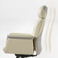 Royal Microfiber Leather Executive Office Chair – Beige Frame With Ergonomic Design for Optimal Support.