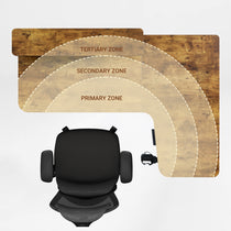 L-Shaped Standing Desk with Accessories Set (60"x23")