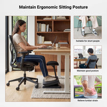 Dual-Level Ergonomic Office Foot Rest