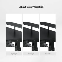 L-Shaped Standing Desk with Accessories Set (60"x23")