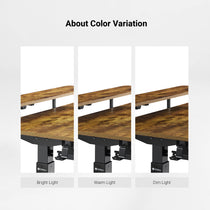 L-Shaped Standing Desk with Accessories Set (60"x23")