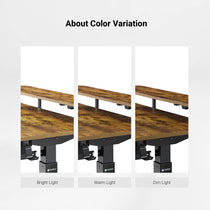 L-Shaped Standing Desk with Accessories Set (60"x23")