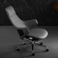 Eureka Ergonomic Serene Bella, Executive Leather Office Chair, Gray