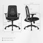 Nico Ergonomic Office Chair With Black Mesh Back, Adjustable Back Curve&Lumbar Support, Ergonomic Design,Dimension