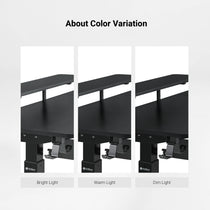 L-Shaped Standing Desk with Accessories Set (60"x23")