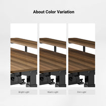 L-Shaped Standing Desk with Accessories Set (60"x23")