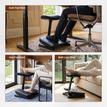 Dual-Level Ergonomic Office Foot Rest