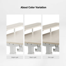 L-Shaped Standing Desk with Accessories Set (60"x23")