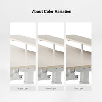 L-Shaped Standing Desk with Accessories Set (60"x23")