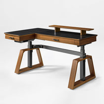 Ark Pro L-Shaped Standing Desk (Sintered Stone, 63"x23")