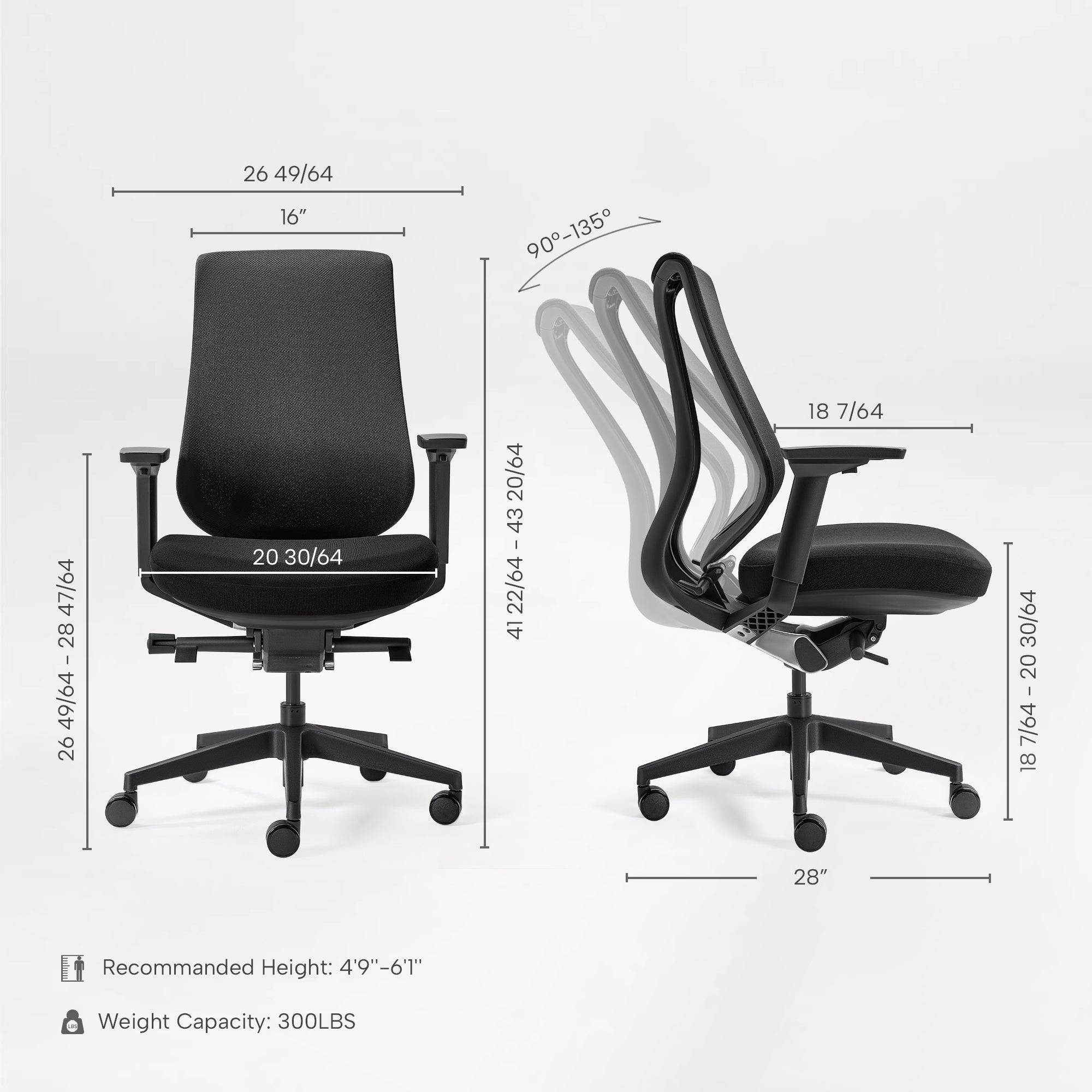 Lira Ergonomic Office Chair - Eureka Ergonomic Comfort