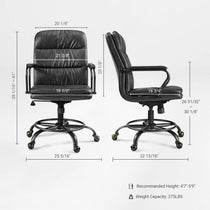 Regal, PU Leather Home Office Chair