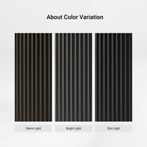 Eureka Ergonomic Opal Black executive desk shown under different lighting conditions, illustrating subtle variations in the Cream finish across birch wood veneer surfaces.