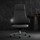 Eureka Ergonomic Serene Bella, Executive Leather Office Chair, Gray