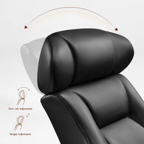 Matteo,Napa Leather Lounge Chair and Ottoman