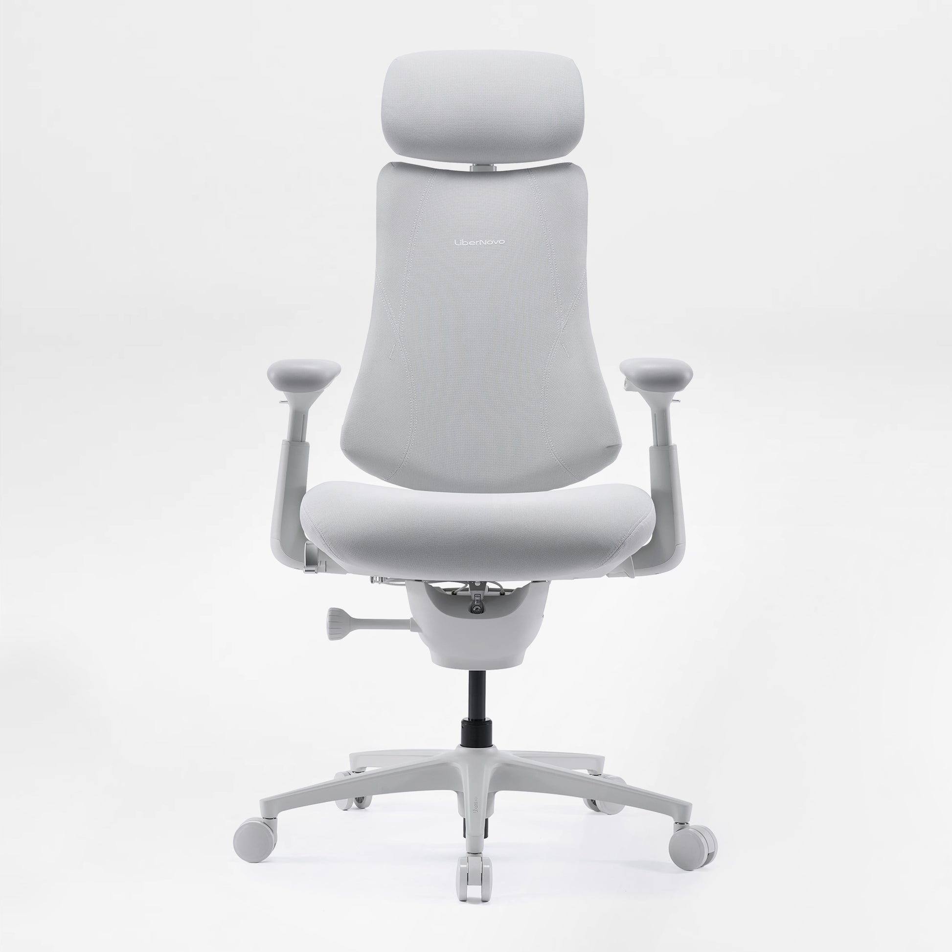 Eureka Ergonomic LiberNovo Omni Pro white chair front view