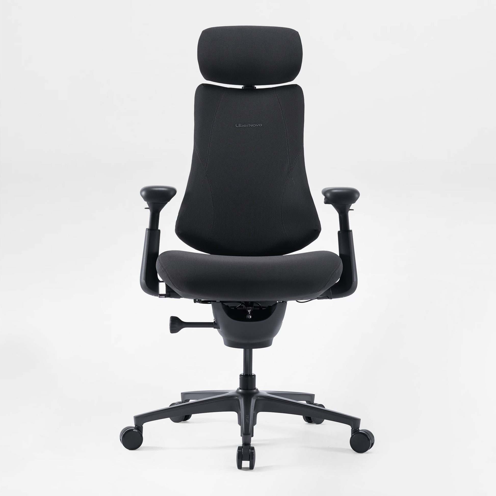Eureka Ergonomic LiberNovo Omni Pro black chair front view