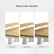 L-Shaped Standing Desk with Accessories Set (60"x23")