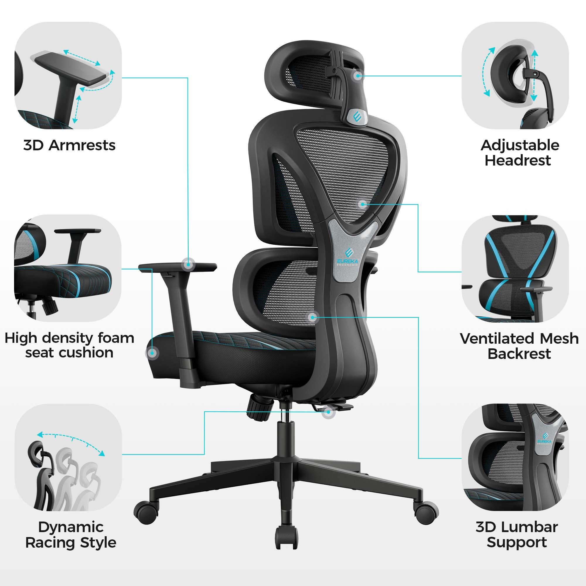 Eureka Ergonomic comfy adjustable gaming ergonomic office chair