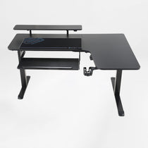 L-Shaped Standing Desk with Accessories Set (60"x23")