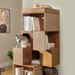 Cat Bookshelf Tower for Cats & Owners