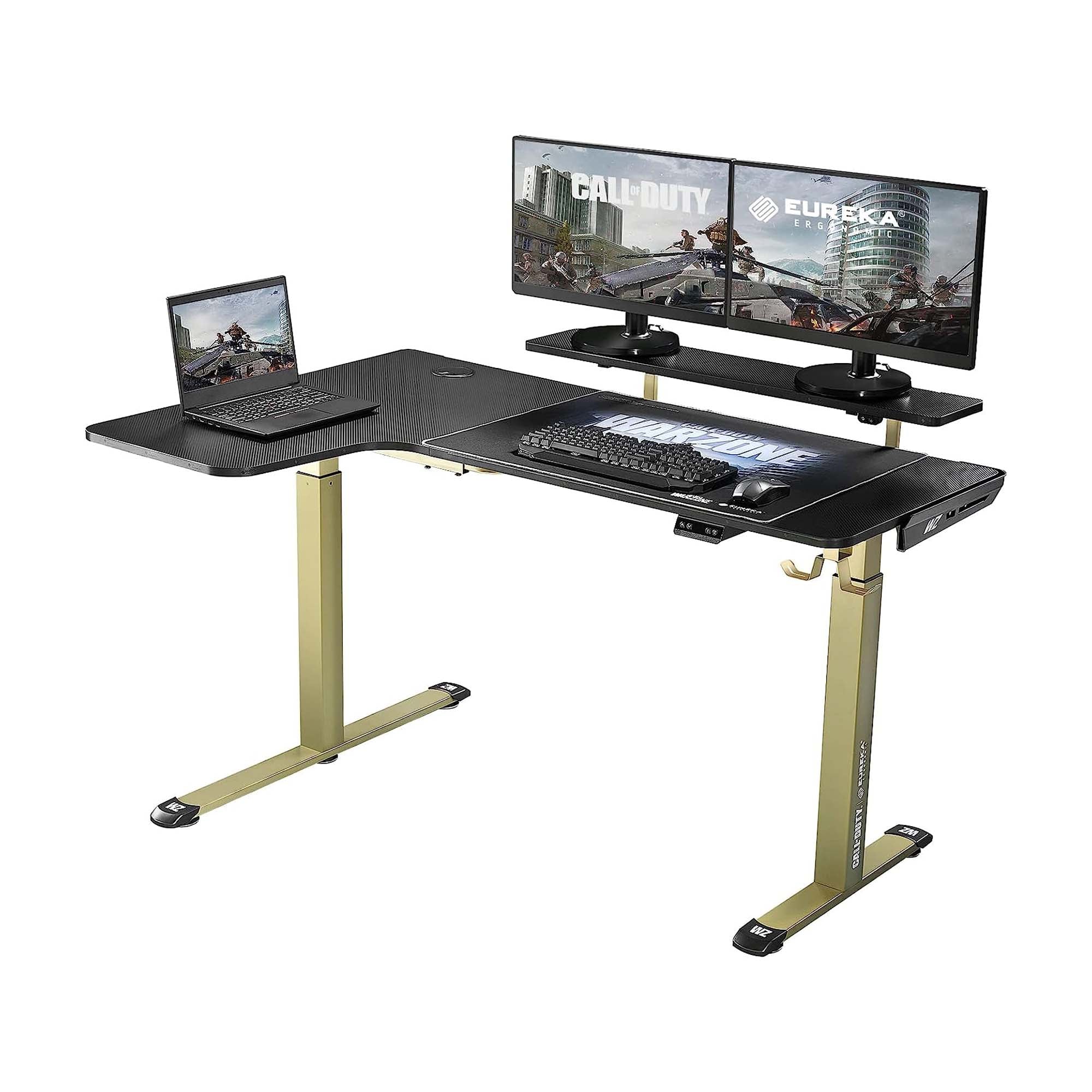 Gaming stand deals up desk