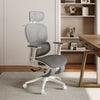 Alex, Ergonomic Office Chair with Footrest - Gray